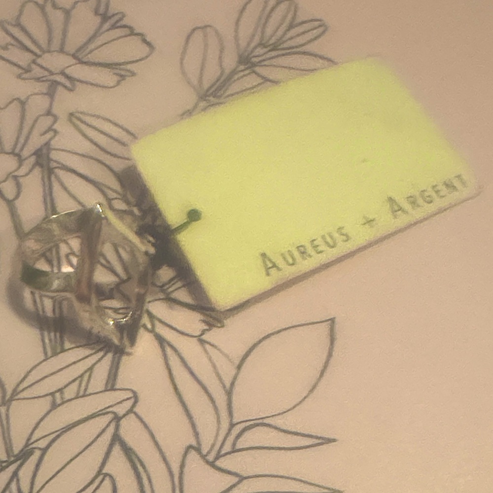 Aureus Argent &  Silver Geometric Ring 
NWT size 7
Retail $60
Asking $38